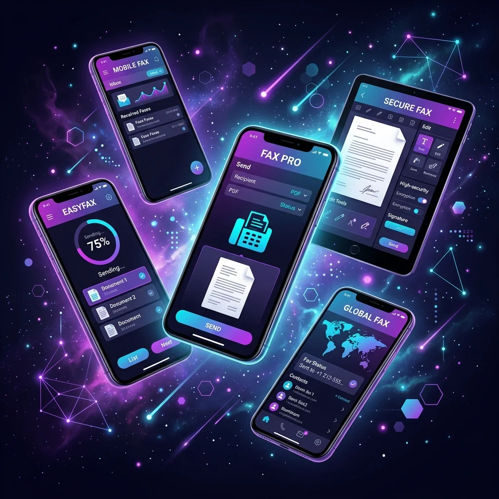 Best free fax apps 2026 comparison illustration